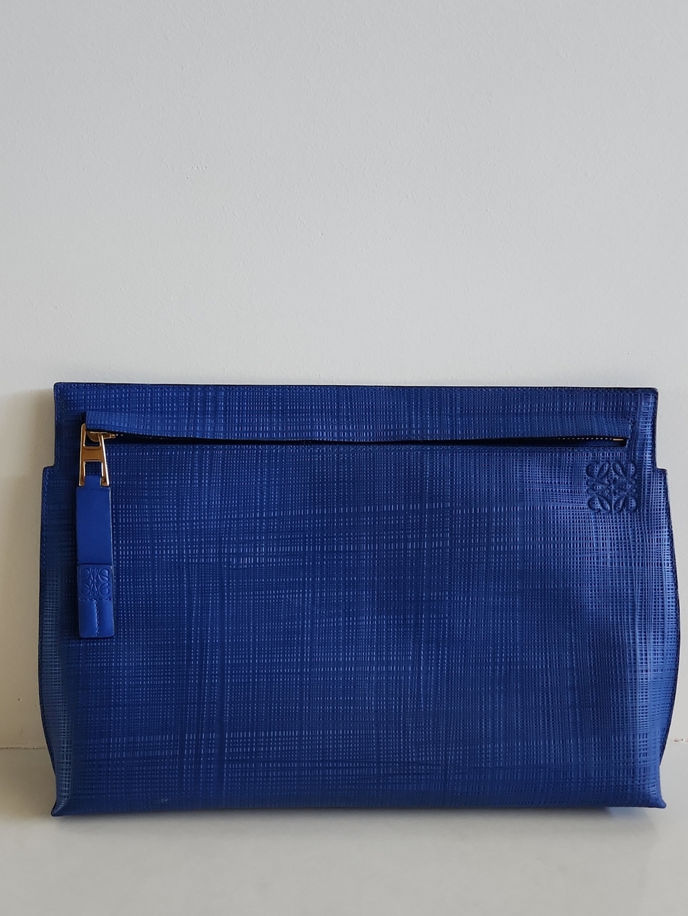 Loewe Clutch Blue Great Like New Conditiin